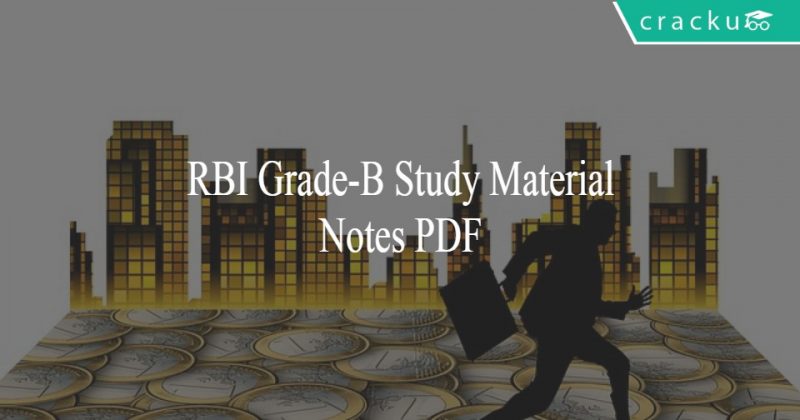 RBI Grade-B Study Material PDF - Cracku