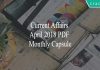current affairs april monthly capsule 2018