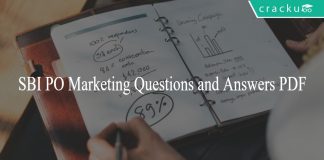 SBI PO Marketing Questions and Answers PDF