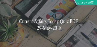 ca today quiz 29-05-2018