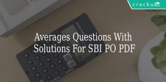 averages questions with solutions for sbi po pdf