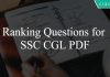 Ranking Questions for SSC CGL PDF
