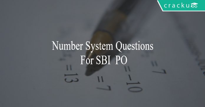 number system questions for sbi po