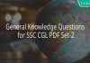 General Knowledge Questions for SSC CGL PDF Set-2