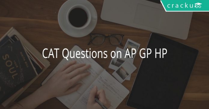 CAT Questions on AP GP HP