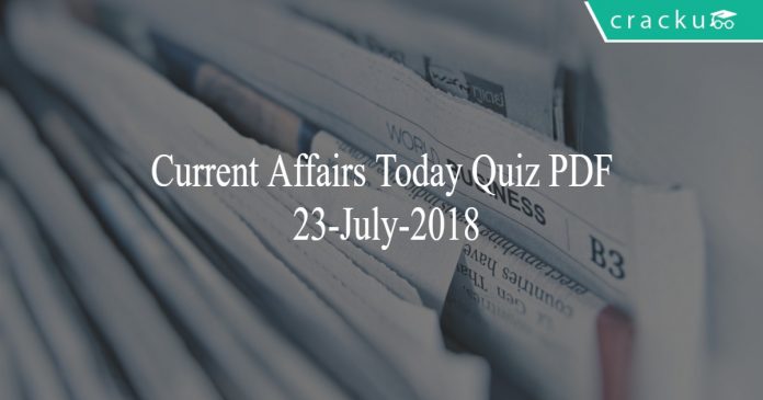 current affairs 23-07-2018