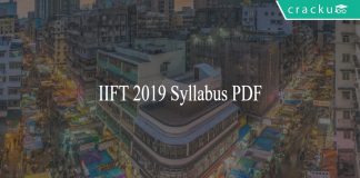 IIFT 2019 Syllabus PDF