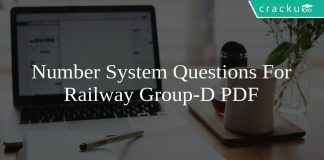 Number System Questions For Railway Group-D PDF