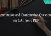 Permutation and Combination Questions For CAT Set-3 PDF