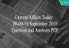 current affairs 08-09-10 September 2018