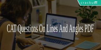 CAT Questions On Lines And Angles PDF