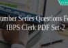 Number Series Questions For IBPS Clerk PDF Set-2