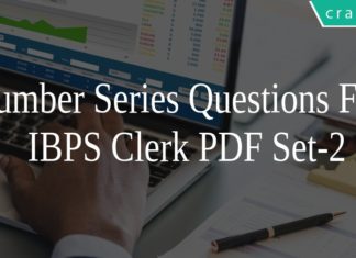 Number Series Questions For IBPS Clerk PDF Set-2