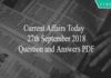 current affairs 27th sept