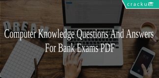 Computer Knowledge Questions And Answers For Bank Exams PDF