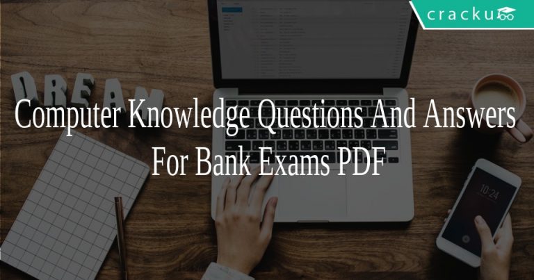 Computer Knowledge Questions And Answers For Bank Exams PDF - Cracku