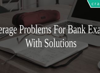 Average Problems For Bank Exams With Solutions