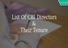 List Of CBI Directors & Their Tenure