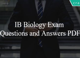 IB Biology Exam Questions and Answers PDF