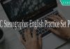 SSC Stenographer English Practice Set PDF