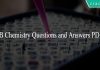 IB Chemistry Questions and Answers PDF
