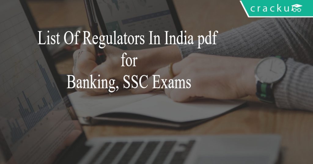 List of Regulatory Bodies in India PDF Cracku