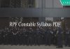 RPF Constable Syllabus 2018 PDF