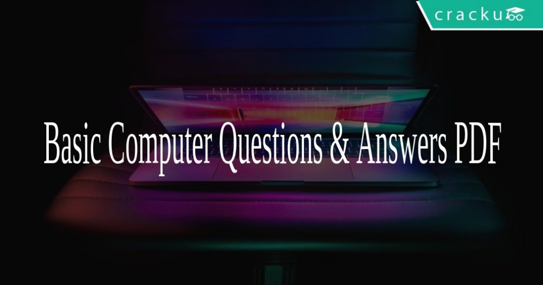 Basic Computer Questions & Answers PDF - Cracku