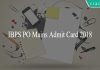 IBPS PO Mains Amit Card 2018