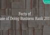 Facts of Ease of Doing Business Rank 2018