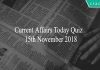 current affairs today quiz 15th november