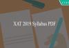 XAT 2019 Syllabus PDF