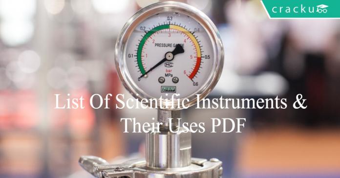 List Of Scientific Instruments & Their Uses PDF