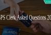IBPS Clerk Asked Questions 2016