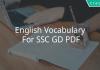 english vocabulary for ssc gd pdf