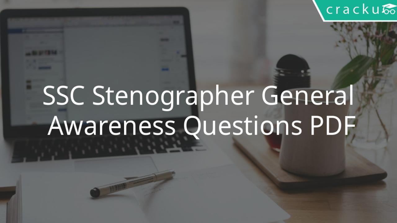 general awareness for ssc stenographer