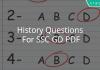 History Questions For SSC GD PDF