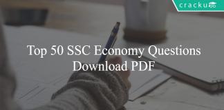 Top 50 SSC Economy Questions