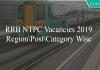 RRB NTPC Vacancies 2019