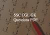 ssc cgl gk questions pdf