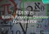 RRB NTPC Ratio & Proportion Questions pdf