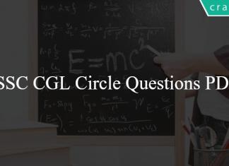 SSC CGL Circle Questions PDF