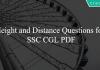 Height and Distance Questions for SSC CGL PDF