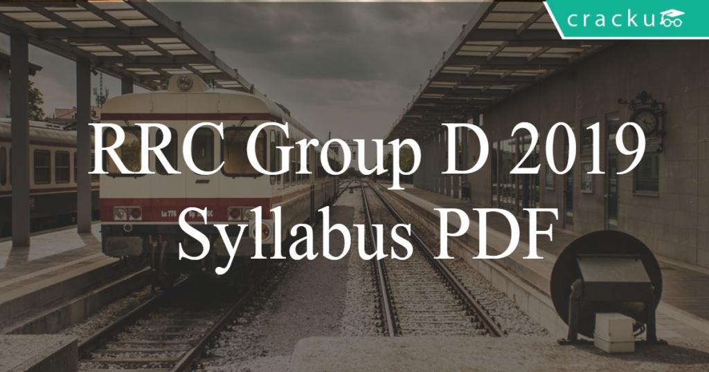 RRB Group D Syllabus PDF 2019 - Cracku