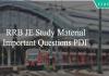 RRB JE Study Material - Important Questions PDF
