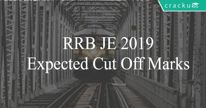 RRB JE 2019 Expected cut off marks