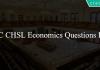 SSC CHSL Economics Questions PDF