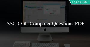 SSC CGL Computer Questions PDF - Cracku