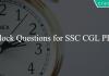 SSC Questions on Clock