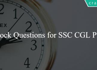SSC Questions on Clock